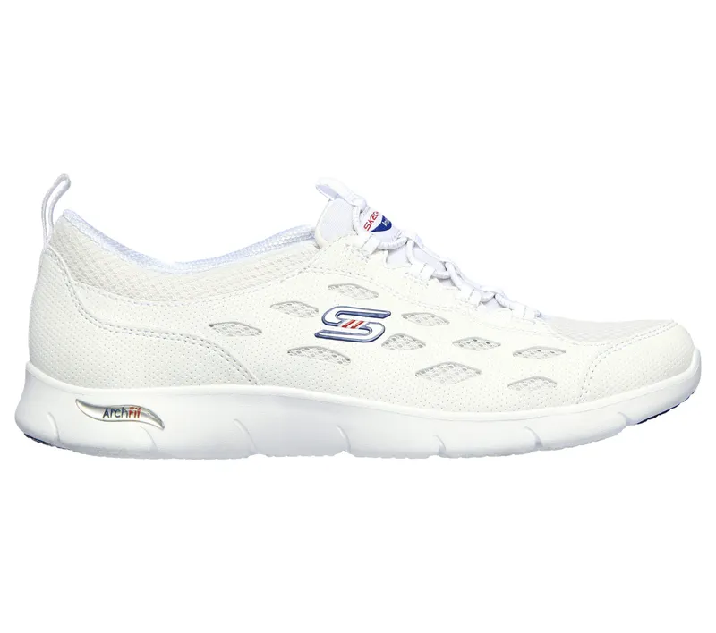 Skechers Skechers Arch Fit Refine – Wit / Marine (104163-WNVR)