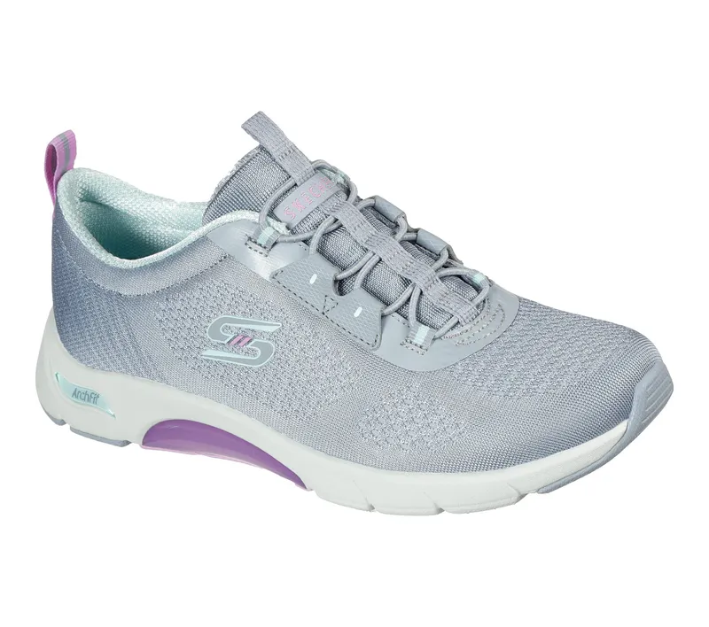 Skechers Skech-Air Arch Fit – Mellow – Grijs / Aqua (104254-GYAQ)