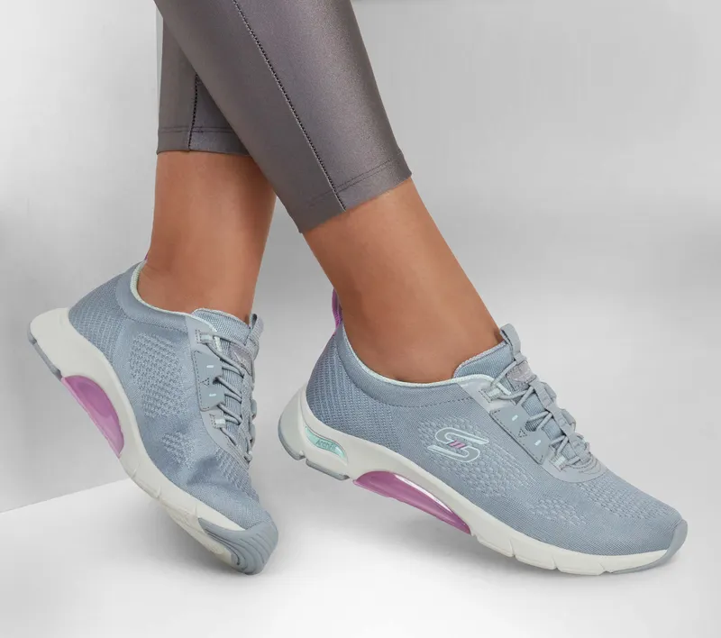 Skechers Skech-Air Arch Fit – Mellow – Grijs / Aqua (104254-GYAQ)