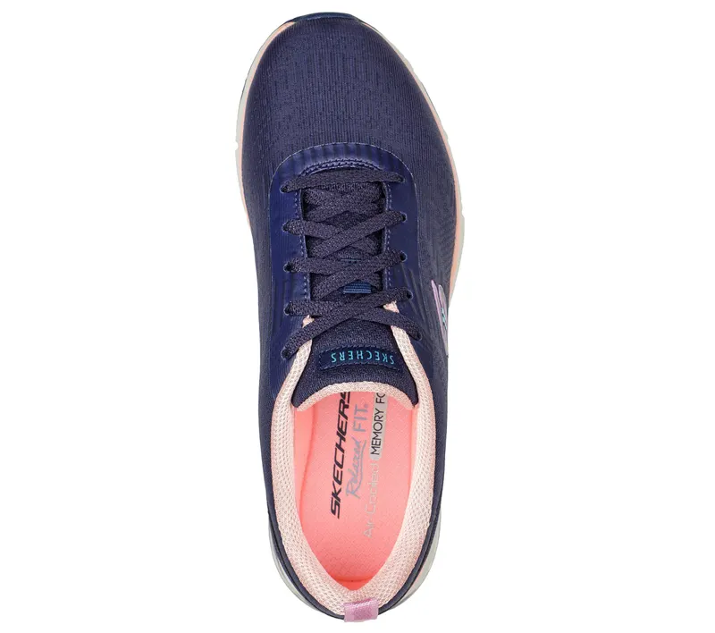 Skechers Relaxed Fit: Skech-Air Edge – Mellow Days – Marine / Koraal (104296-NVCL)