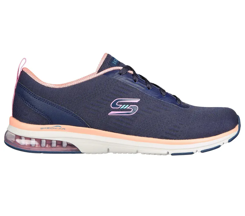 Skechers Relaxed Fit: Skech-Air Edge – Mellow Days – Marine / Koraal (104296-NVCL)