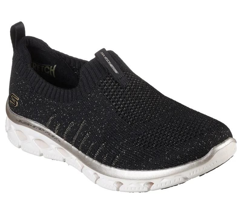 Skechers Glide-Step Flex – Sweet Love – Zwart / Goud (104306-BKGD)