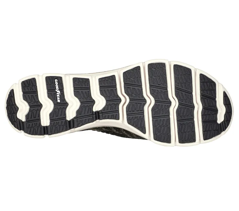 Skechers Glide-Step Flex – Sweet Love – Zwart / Goud (104306-BKGD)