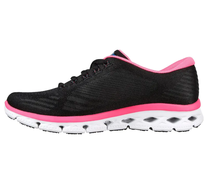 Skechers Glide-Step Flex – Sheer Virtue – Zwart / Heet Roze (104309-BKHP)