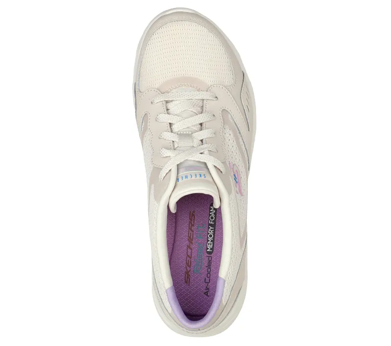 Skechers Relaxed Fit: D’Lux Comfort – Plenty Success – Natuurlijk (104337-NAT)
