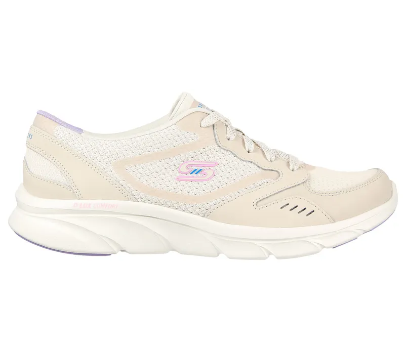 Skechers Relaxed Fit: D’Lux Comfort – Plenty Success – Natuurlijk (104337-NAT)