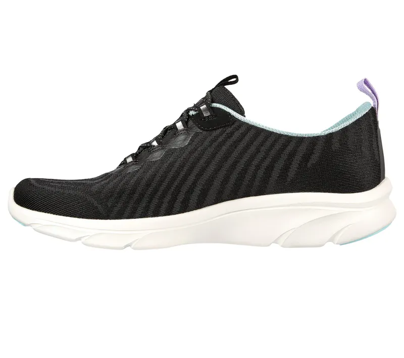 Skechers Relaxed Fit: D’Lux Comfort – Easy Street – Zwart / Wit (104340-BKW)