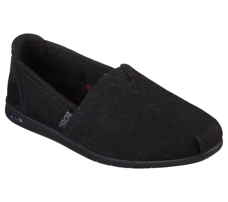 Skechers BOBS Plush Arch Fit – For3ver Luv – Zwart (114108-BBK)