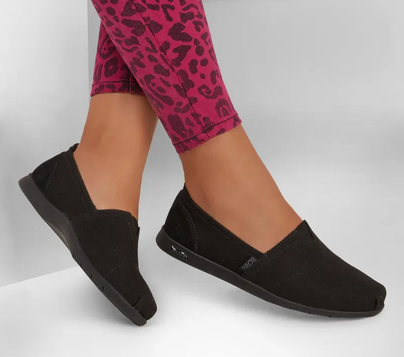 Skechers BOBS Plush Arch Fit – For3ver Luv – Zwart (114108-BBK)