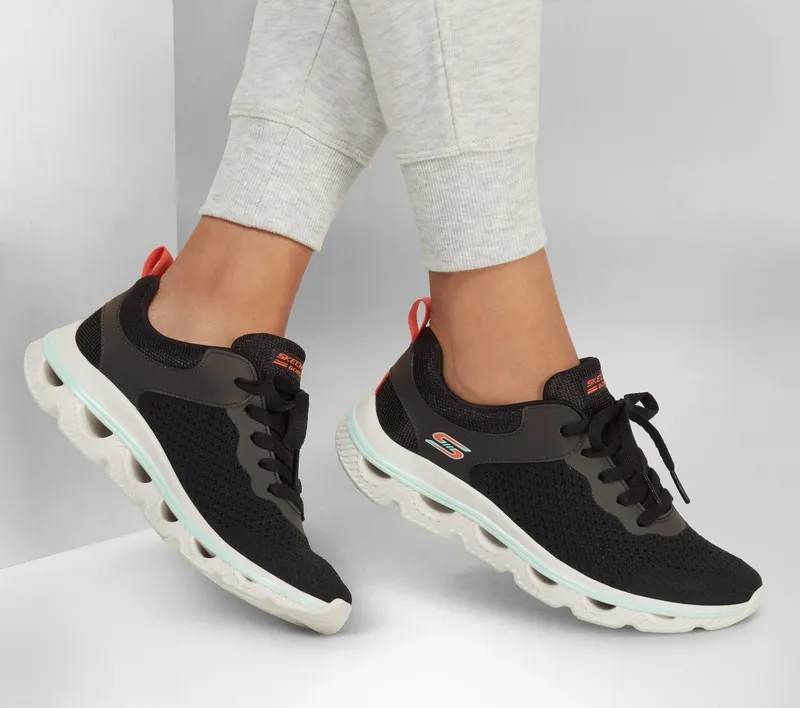 Skechers BOBS Sport Arc Waves – BOBS Star – Zwart (117168-BLK)