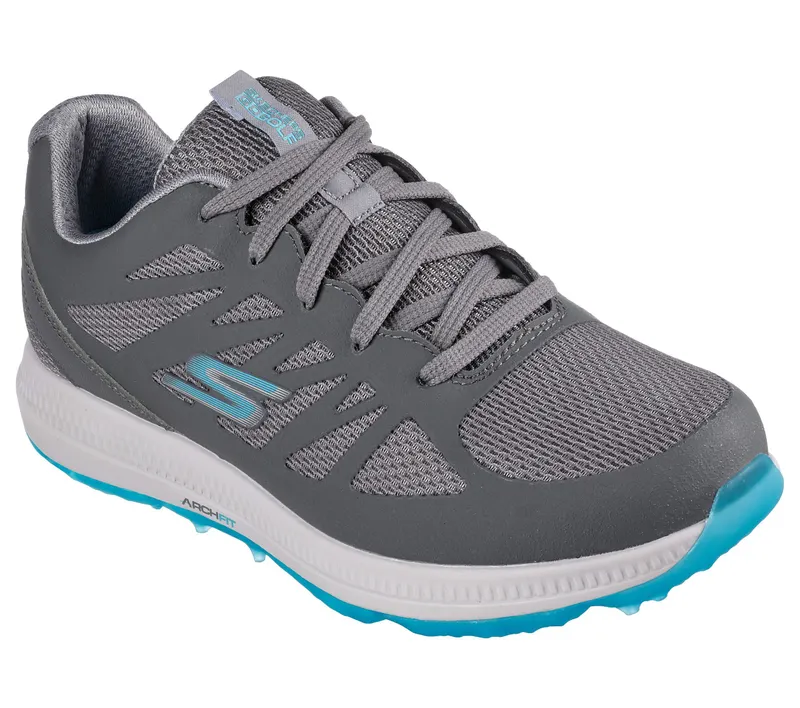 Skechers GO GOLF Elite 5 – Score – Grijs / Aqua (123032-GYAQ)