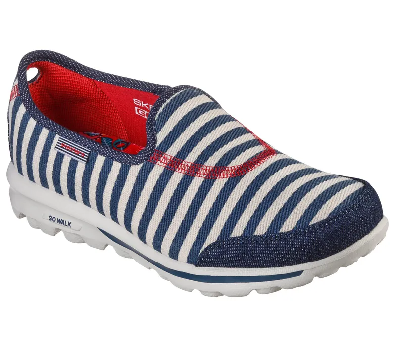Skechers GO WALK Classic – Above Deck – Natuurlijk / Marine (124471-NTNV)
