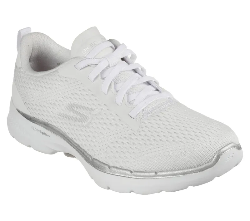 Skechers GO WALK 6 – Bold Vision – Wit (124512-WHT)