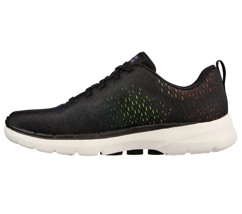 Skechers Skechers GOwalk 6 – Vibrant Energy – Zwart / Multi (124520-BKMT)
