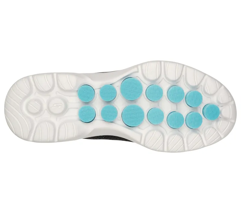 Skechers GO WALK 6 – Adora – Zwart / Aqua (124524-BKAQ)