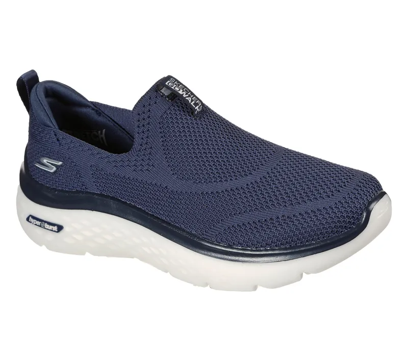Skechers GO WALK Hyper Burst – Solar Winds – Marine / Wit (124586-NVW)