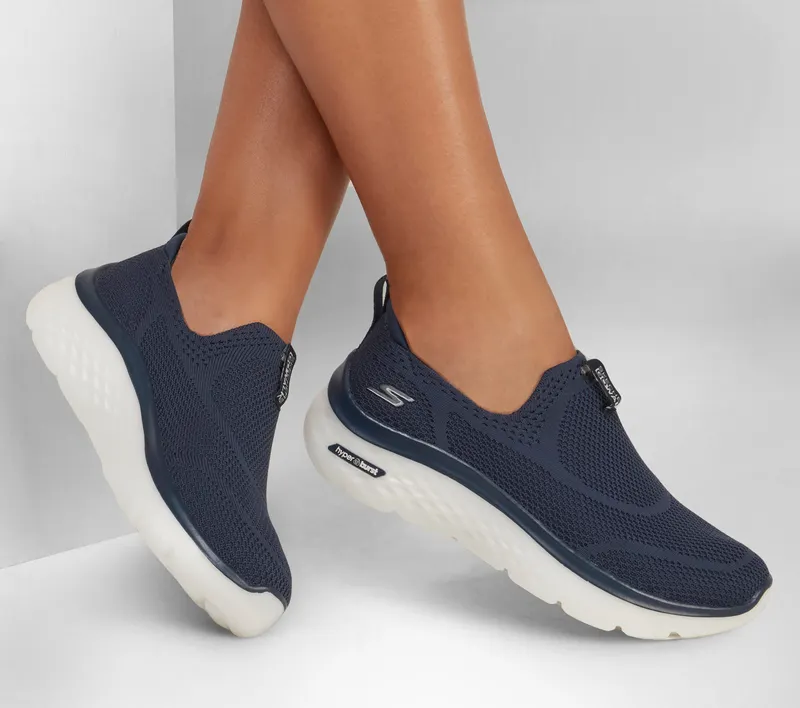 Skechers GO WALK Hyper Burst – Solar Winds – Marine / Wit (124586-NVW)