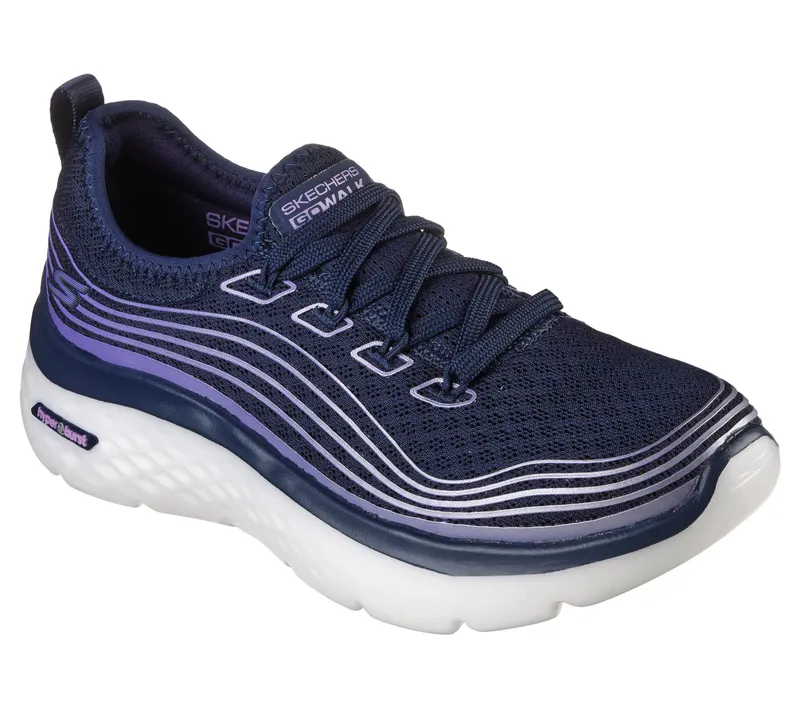 Skechers GO WALK Hyper Burst – Valar – Marine / Lavendel (124599-NVLV)