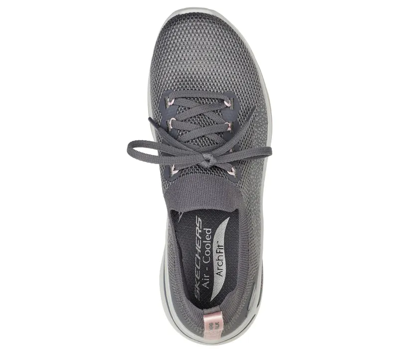Skechers GO WALK Arch Fit – Clancy – Grijs / Roze (124863-GYPK)