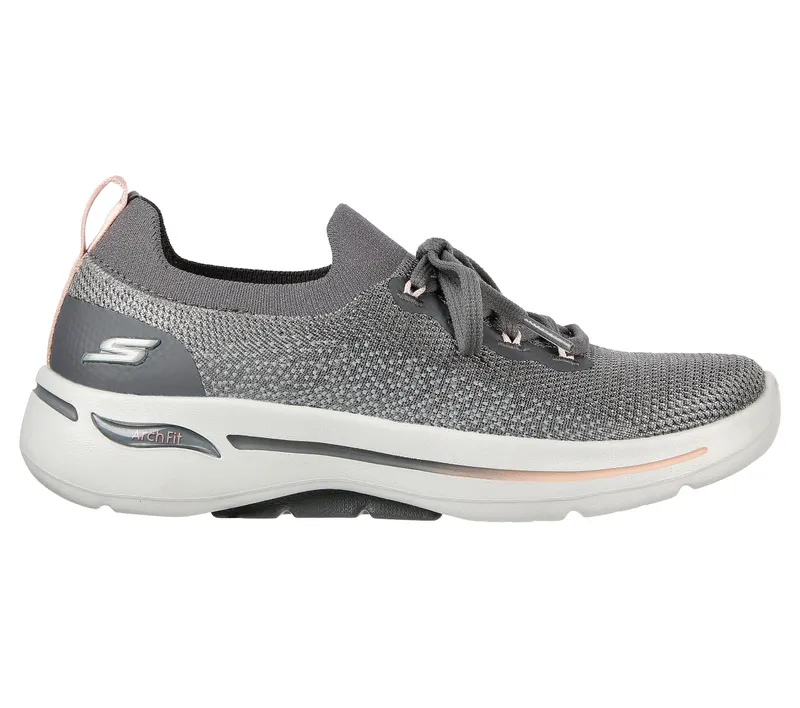 Skechers GO WALK Arch Fit – Clancy – Grijs / Roze (124863-GYPK)
