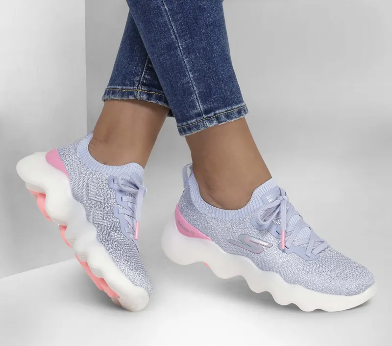 Skechers Skechers GO WALK Massage Fit – Upsurge – Grijs / Roze (124905-GYPK)