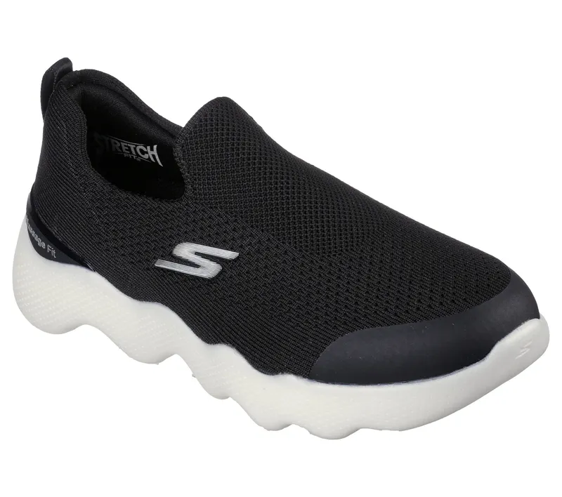 Skechers Skechers GO WALK Massage Fit – Tidal – Zwart / Wit (124906-BKW)