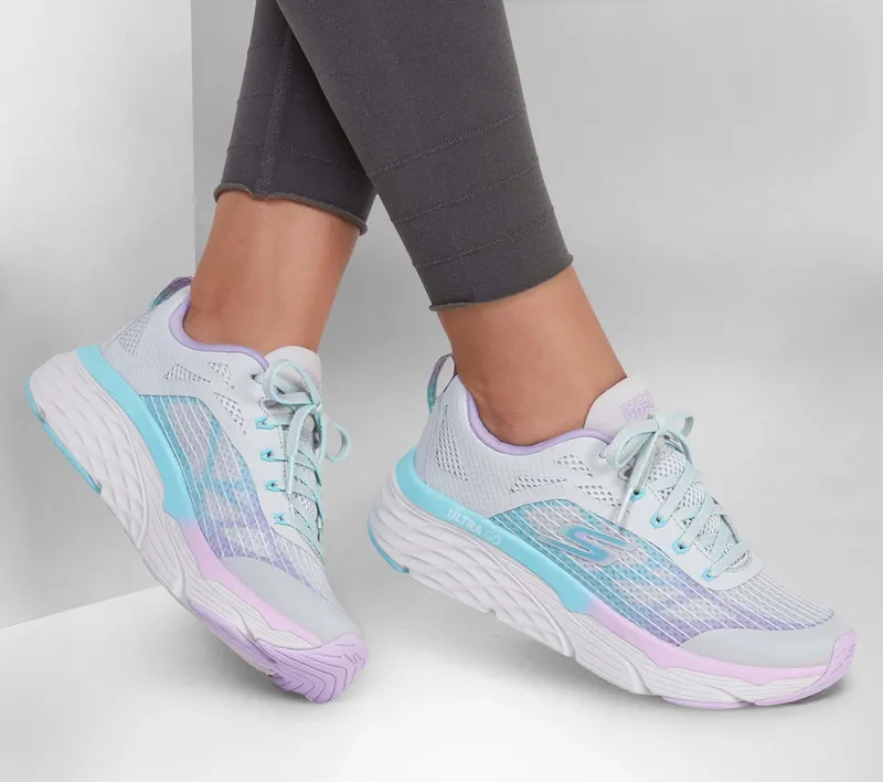 Skechers Max Cushioning Elite – Even Stride – Grijs / Lavendel (128261-GYLV)