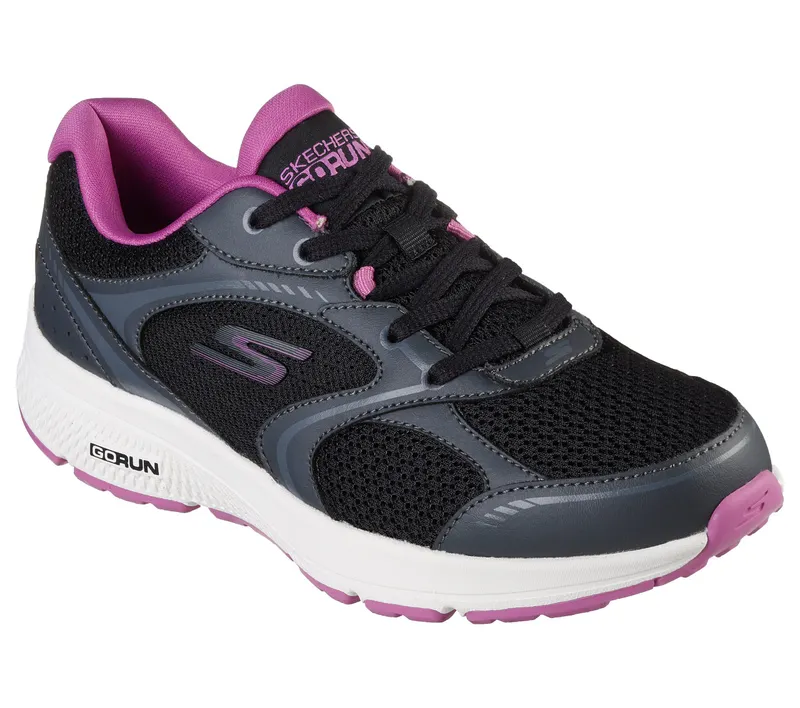 Skechers GO RUN Consistent – Anahita – Zwart / Purper (128280-BKPR)