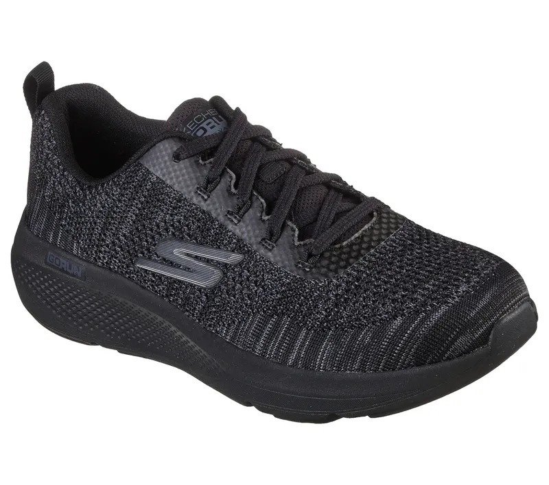 Skechers GO RUN Elevate – Coventina – Zwart / Grijs (128327-BKGY)