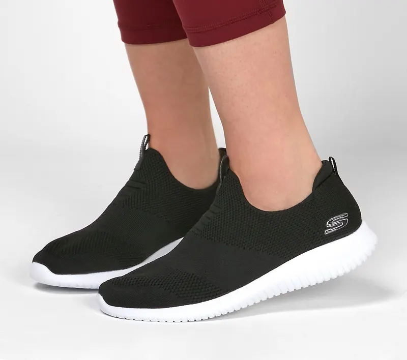 Skechers Ultra Flex – First Take – Zwart / Wit (12837-BKW)