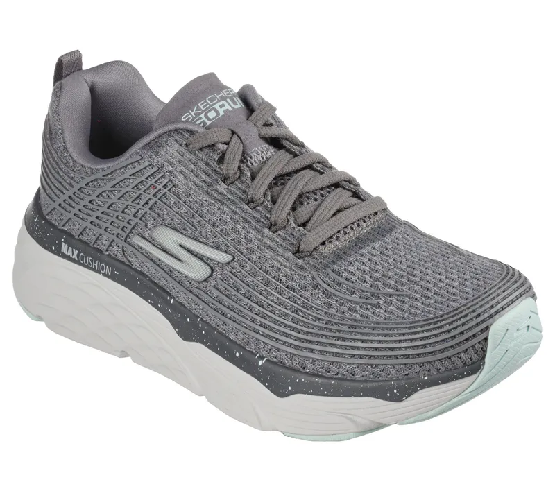 Skechers Max Cushioning Elite – Your Planet – Grijs / Aqua (128535-GYAQ)
