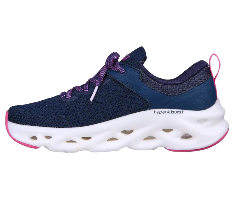 Skechers GO RUN Swirl Tech – Dash Charge – Marine (128793-NVY)