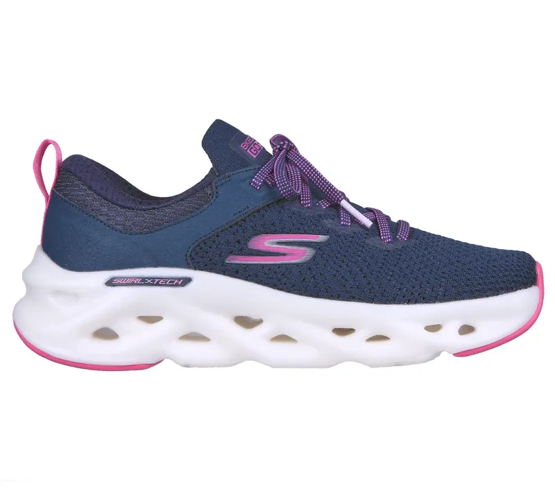 Skechers GO RUN Swirl Tech – Dash Charge – Marine (128793-NVY)