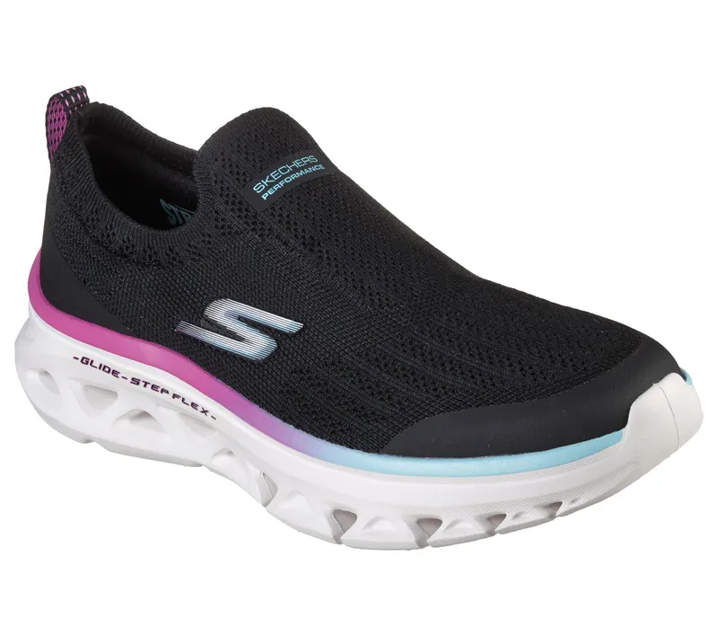Skechers GO RUN Glide-Step Flex – Zula – Zwart / Multi (128896-BKMT)