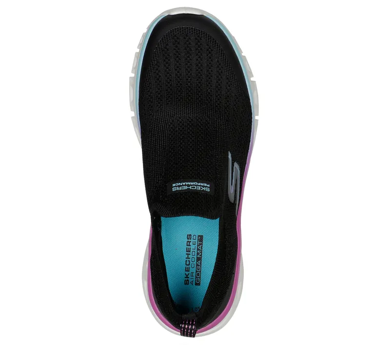 Skechers GO RUN Glide-Step Flex – Zula – Zwart / Multi (128896-BKMT)