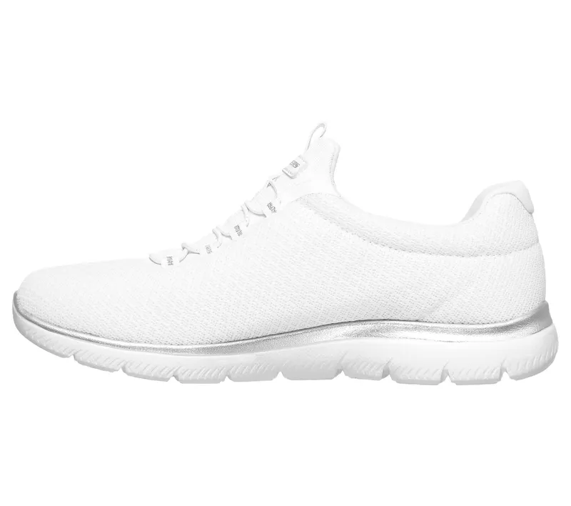 Skechers Summits – Wit / Zilver (12980-WSL)