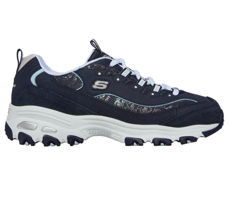 Skechers D’Lites – Sparkling Rain – Marine / Aqua (149060-NVAQ)
