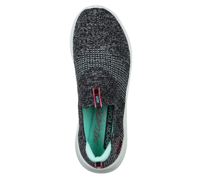 Skechers Ultra Flex 2.0 – Pretty Dazzling – Zwart / Wit (149181-BKW)