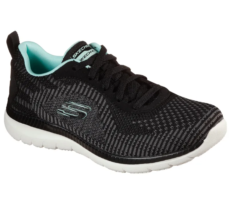 Skechers Bountiful – Purist – Zwart / Turkoois (149220-BKTQ)