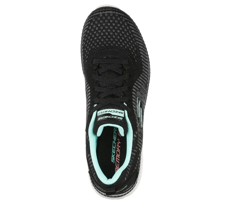 Skechers Bountiful – Purist – Zwart / Turkoois (149220-BKTQ)
