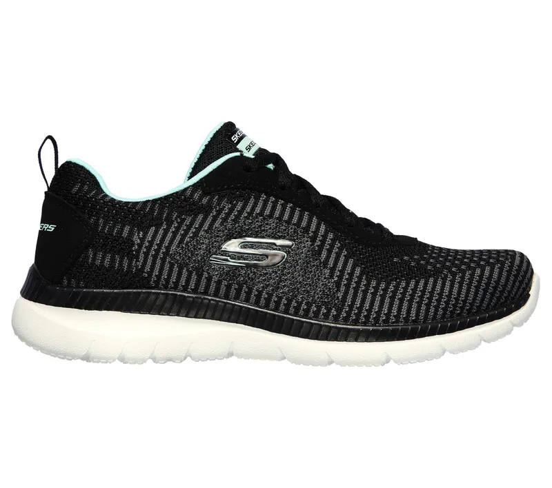 Skechers Bountiful – Purist – Zwart / Turkoois (149220-BKTQ)