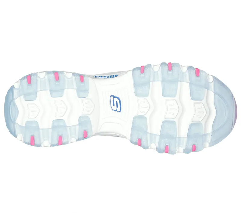Skechers D’Lites – Fresh Air – Blauw / Heet Roze (149235-BLHP)