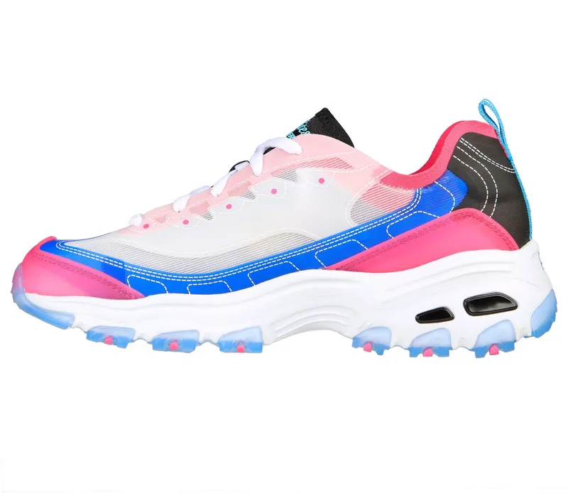 Skechers D’Lites – Fresh Air – Blauw / Heet Roze (149235-BLHP)