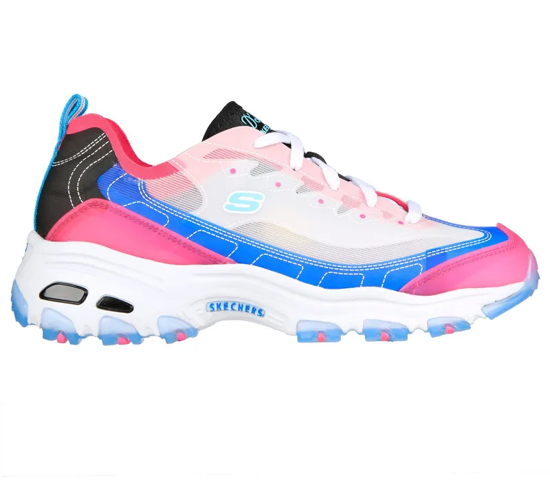 Skechers D’Lites – Fresh Air – Blauw / Heet Roze (149235-BLHP)