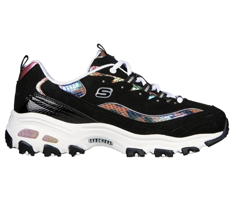 Skechers Skechers D’Lites – Wild Star – Zwart / Multi (149264-BKMT)