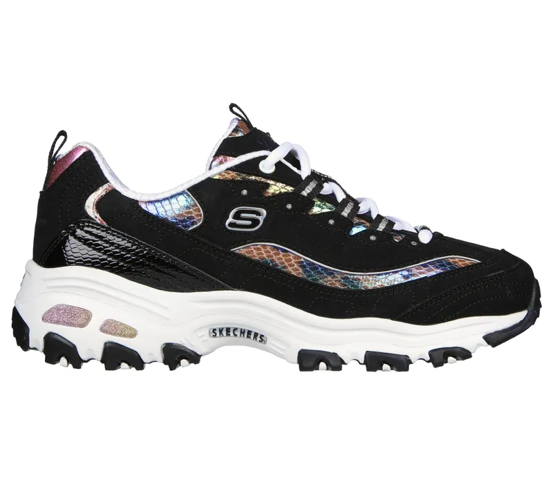Skechers Skechers D’Lites – Wild Star – Zwart / Multi (149264-BKMT)