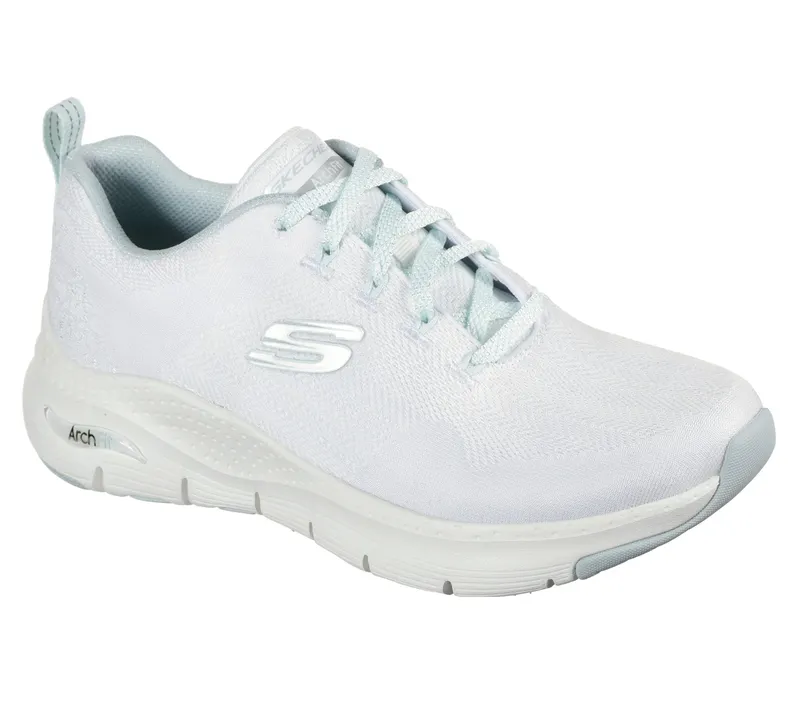 Skechers Skechers Arch Fit – Comfy Wave – Wit / Munt (149414-WMNT)