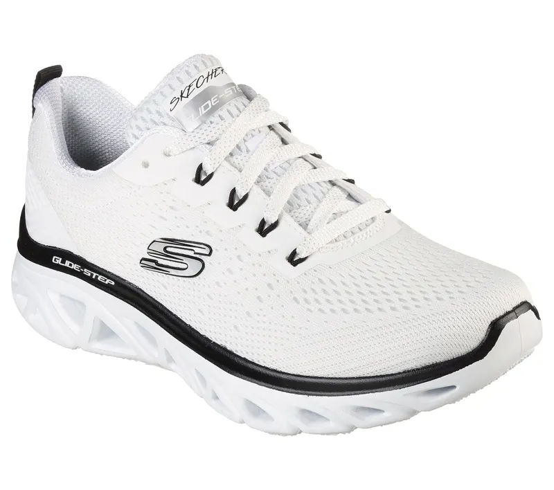 Skechers Glide-Step Sport – New Facets – Wit / Zwart (149556-WBK)
