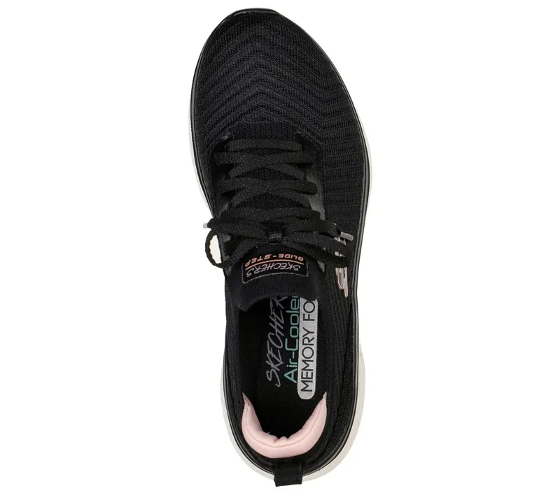 Skechers Glide-Step Sport – New Hype – Zwart / Roze (149558-BKPK)