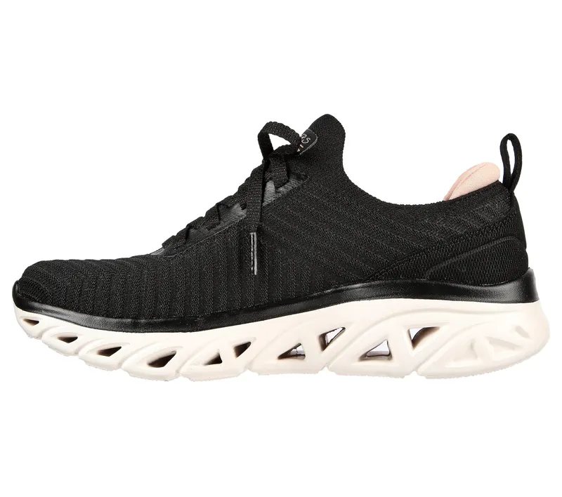 Skechers Glide-Step Sport – New Hype – Zwart / Roze (149558-BKPK)
